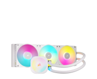 CORSAIR iCUE LINK TITAN 360 RX RGB White 3x120mm - 1300119 - zdjęcie 1